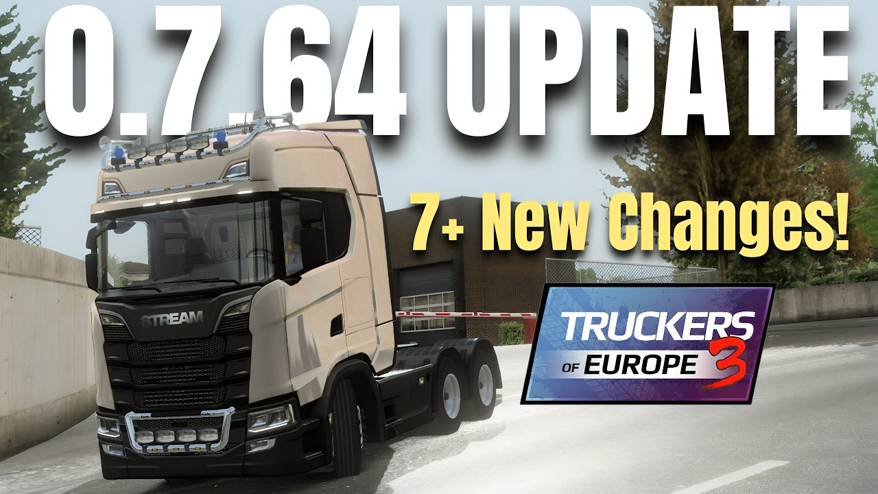 Обновление 0.7.64 для Truckers of Europe 3 &ndash; Всё новое в последнем обновлении #fyp