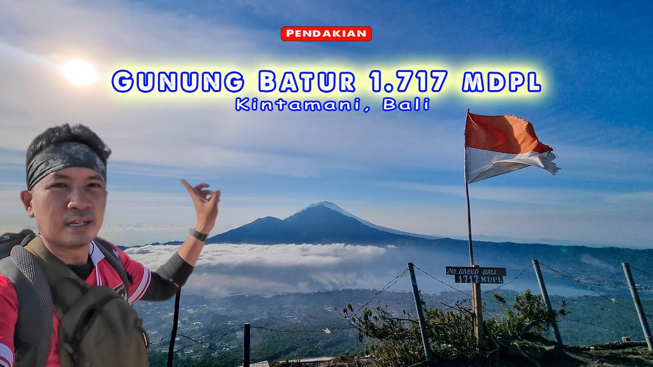 Solo Hiking GUNUNG BATUR BALI via Pura Pasar Agung