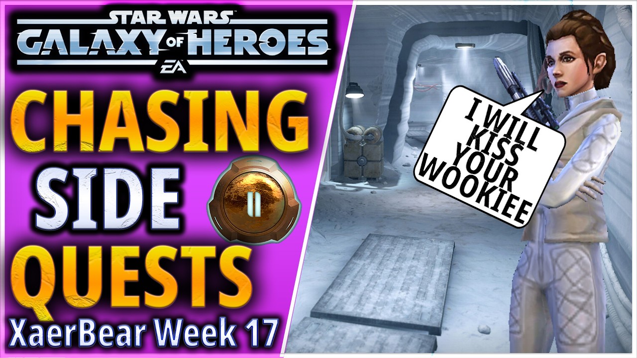 HOW TO AFFORD SIDE QUESTS WHILE FARMING A GL | XaerBear Week 17 #swgoh