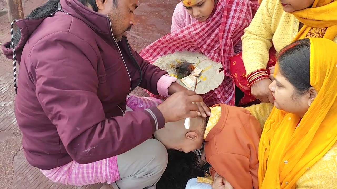 Nityansh ka मुण्डन babadham mandir Deoghar 