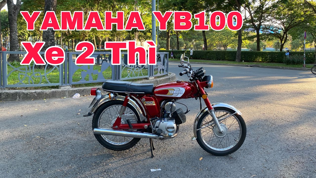 Yamaha YB100 2 thì . Pha nhớt auto rất đáng sưu tầm .