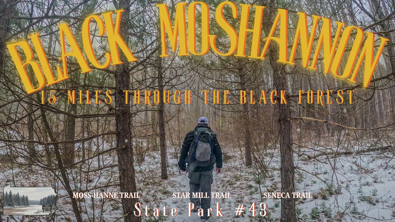 Solo in Pennsylvania’s Black Forest – 15 Miles of Frozen Trails