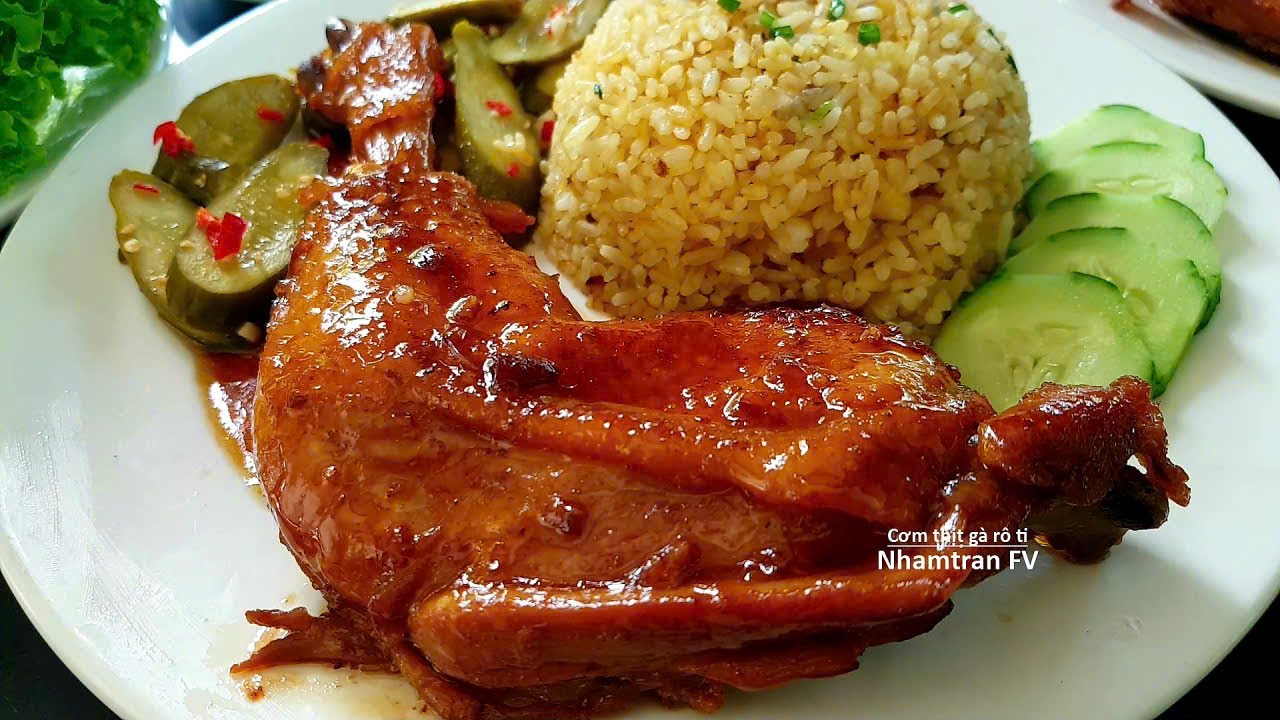 CƠM THỊT GÀ RÔ TI đậm đà hương vị cách làm đơn giản ngon như tiệm ai cũng nấu được |Nhamtran FV