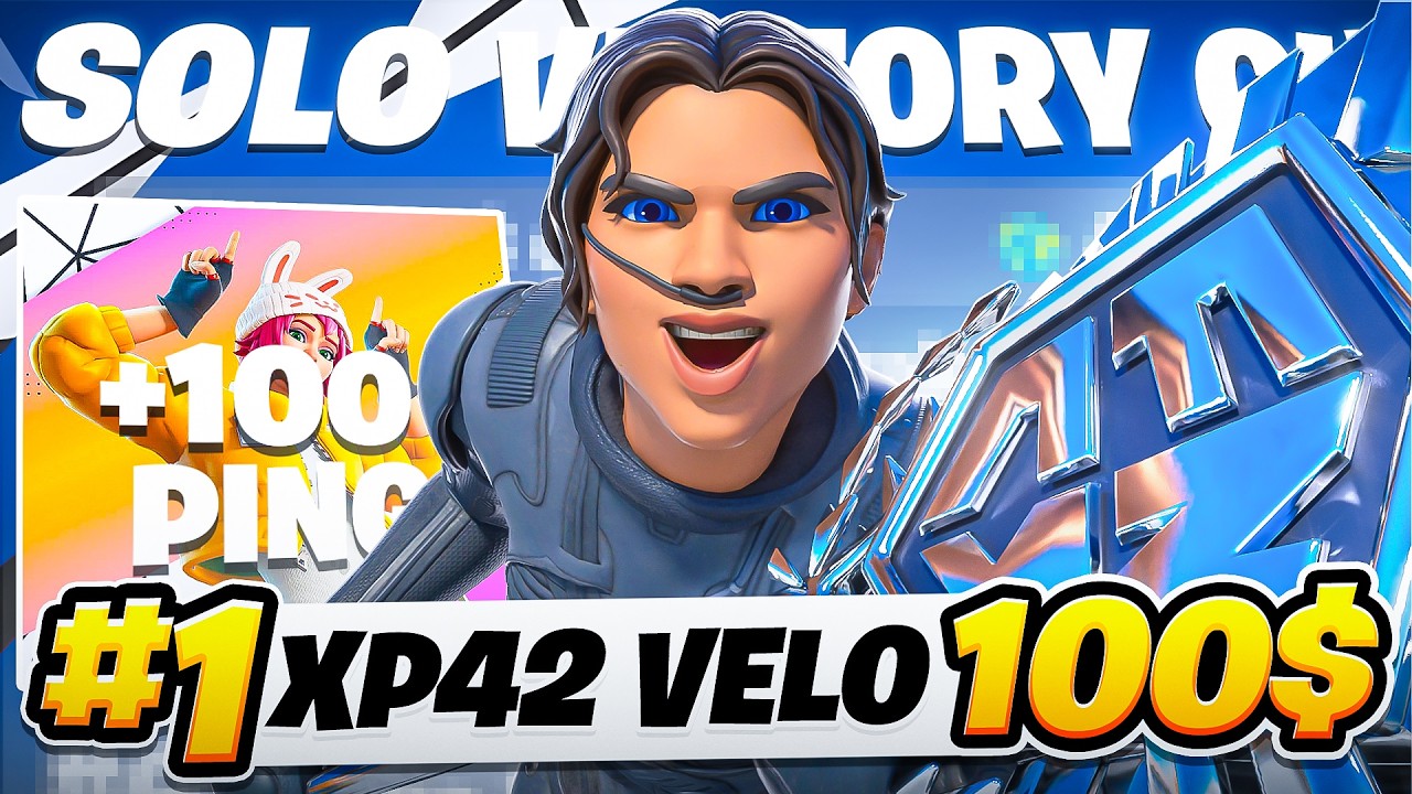 How I Earned In The Solo Victory Cup On 100 Ping ($100) 🏆