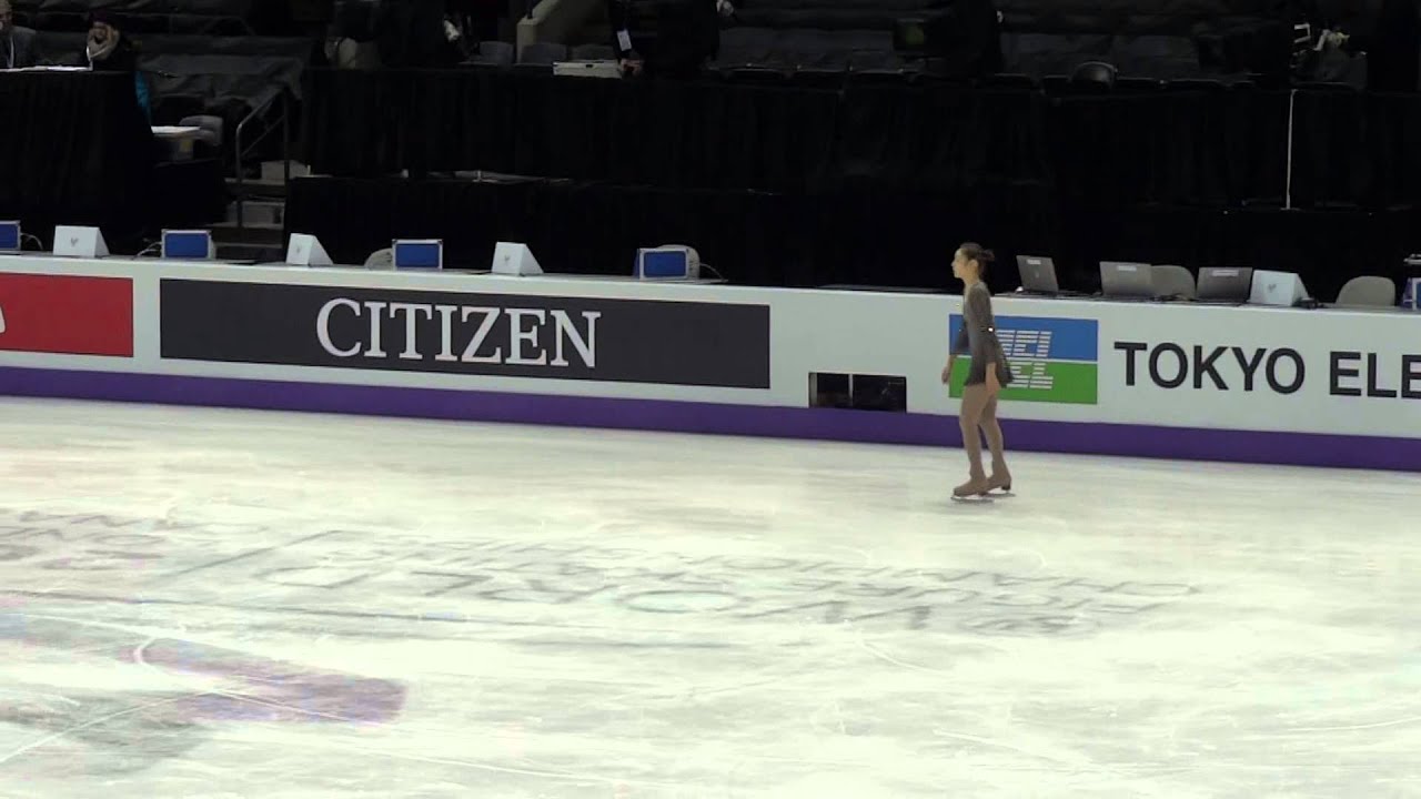 Yuna Kim FS Les Miserables run through WC 2013 3.16