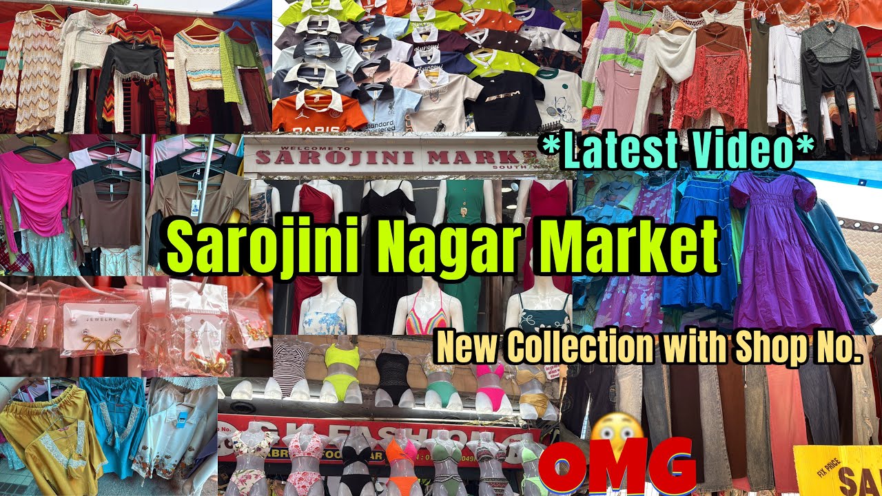 Sarojini Nagar Market Delhi😱| Latest Summer Collection  with Shop No. | Jasmine kaur #sarojininagar 