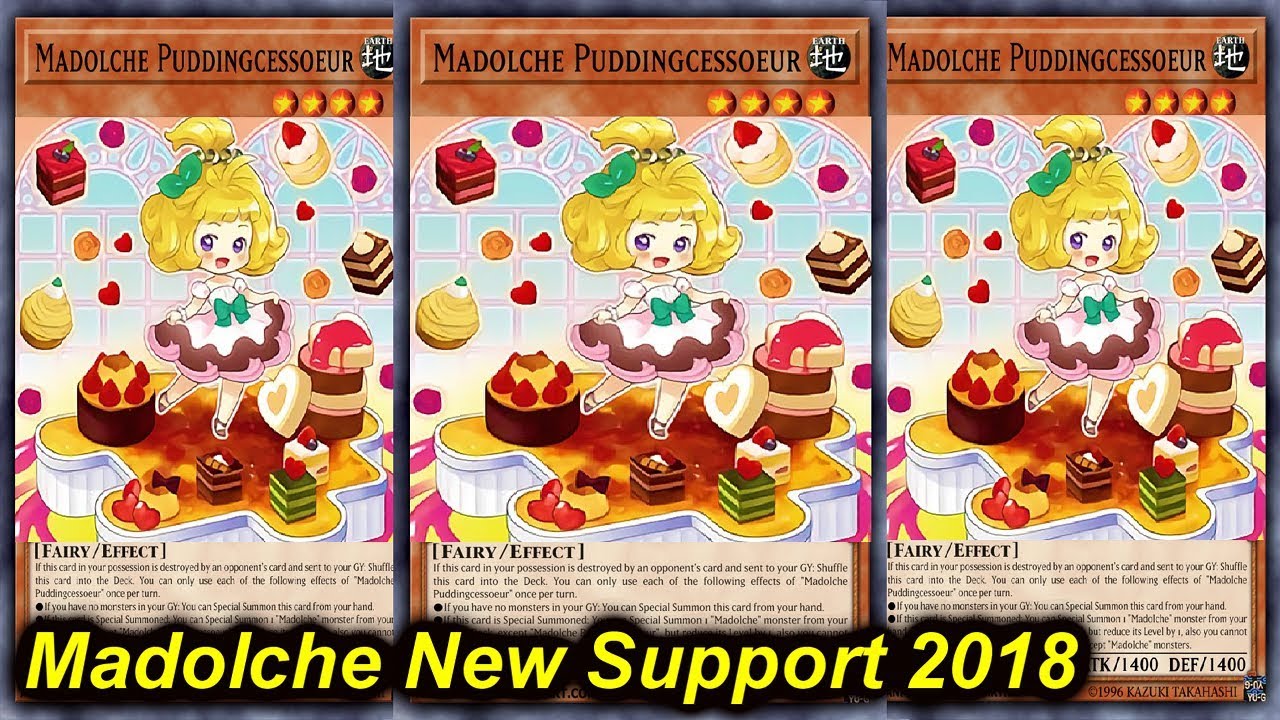 【YGOPRO】MADOLCHE NEW SUPPORT DECK 2018