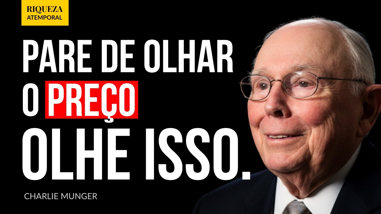 O defeito no seu cérebro que faz você QUEIMAR dinheiro sem perceber | Charlie Munger