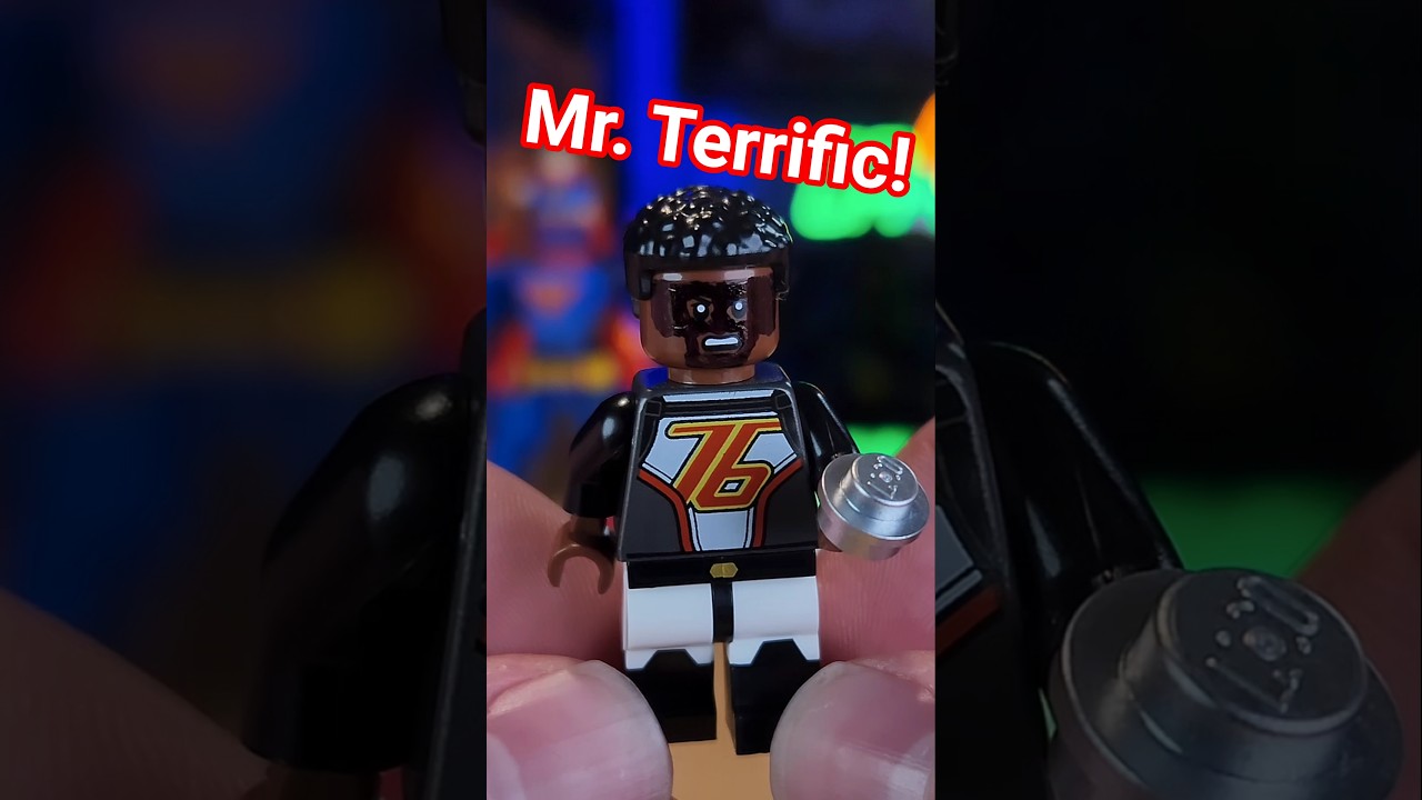 I Used a Sharpie to Make Mr. Terrific in LEGO!
