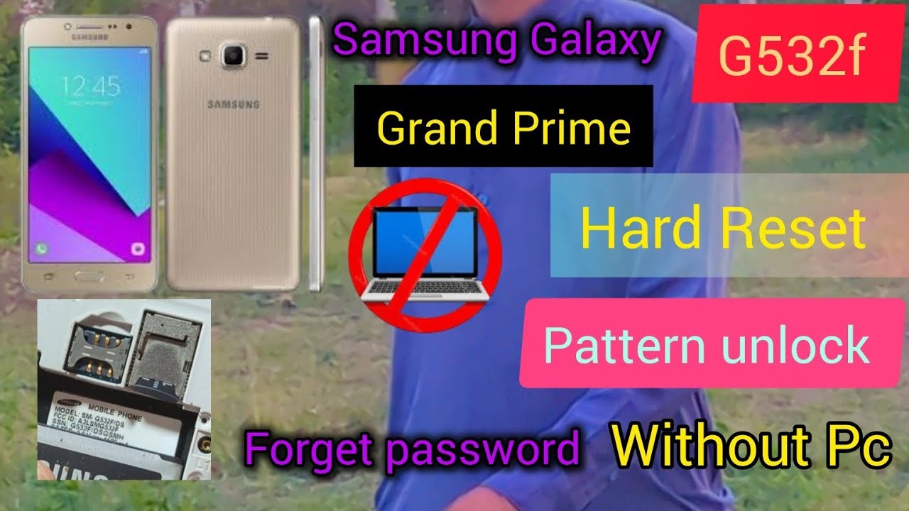 Samsung Grand Prime+ (G532F) PATTERN UNLOCK / FACTORY RESET / PIN UNLOCK SM-G532F Forget password 🔑