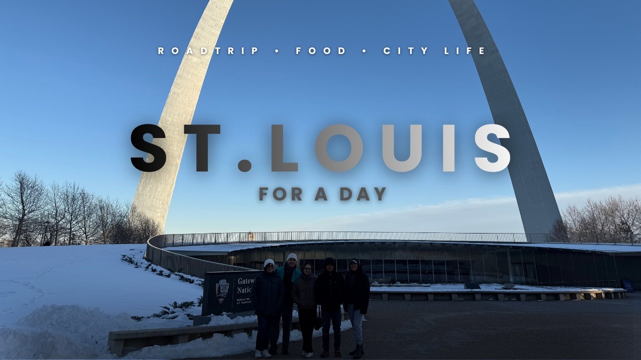 One full day in St.Louis | Roadtrip, Food & City Vibes