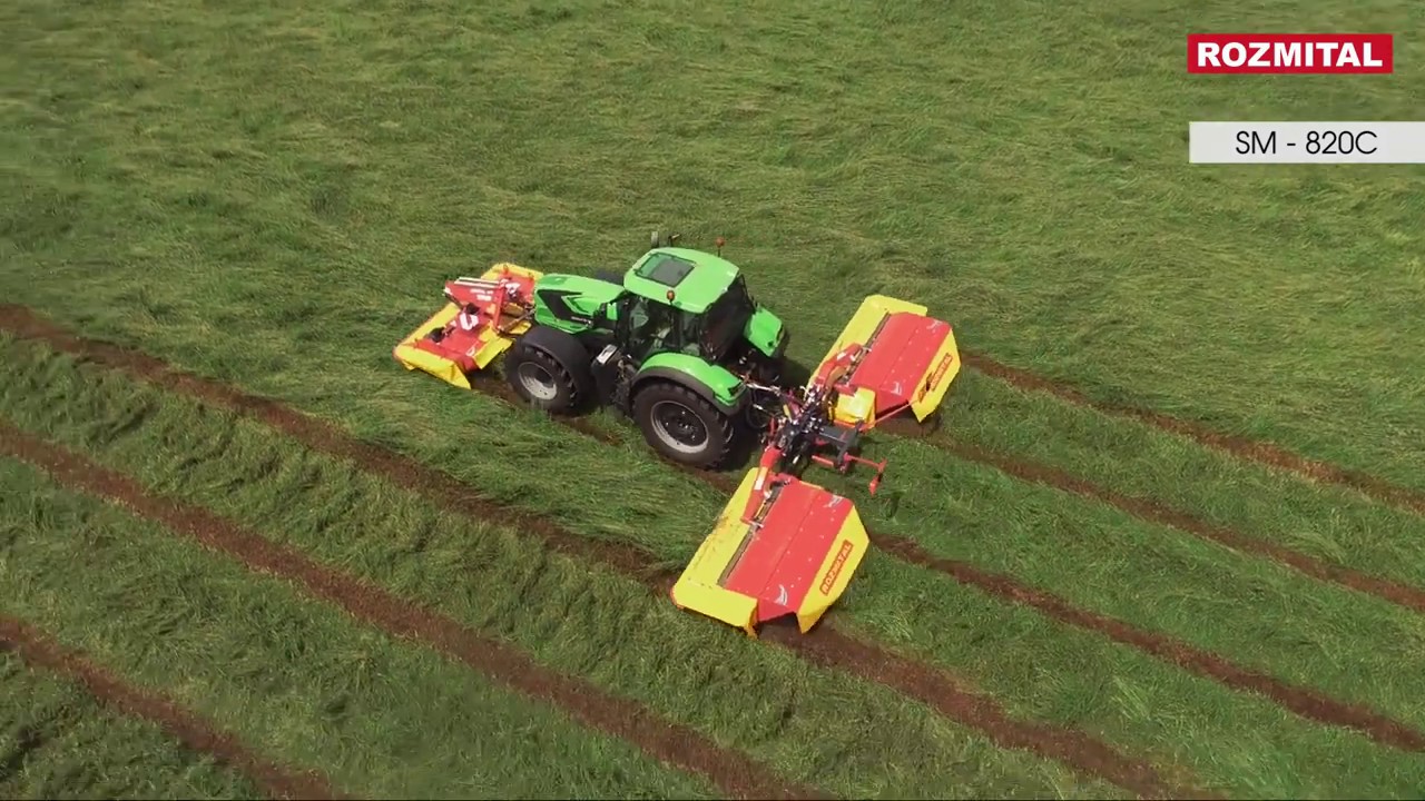 ROZMITAL - Disková sekačka SM-820C / Disc mower SM-820 C