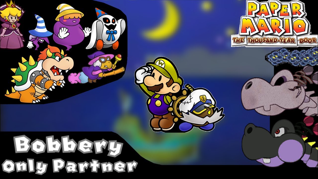 Paper Mario: TTYD - All Bosses - Bobbery Single Partner