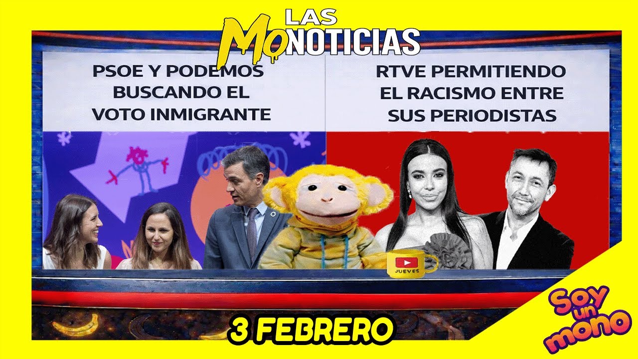 LAS MONOTICIAS 3 FEBRERO #noticias #irenemontero #santaolalla
