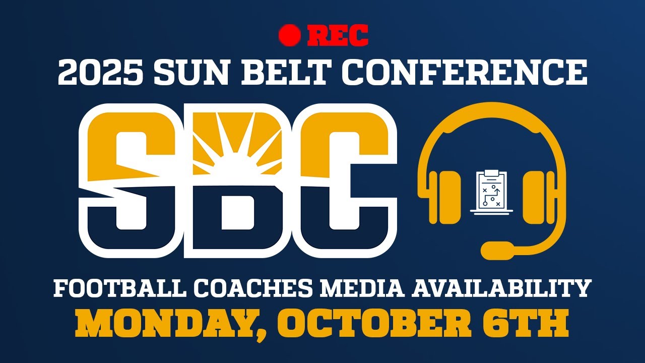 Sun Belt Football Coaches Media Availability - October 6th