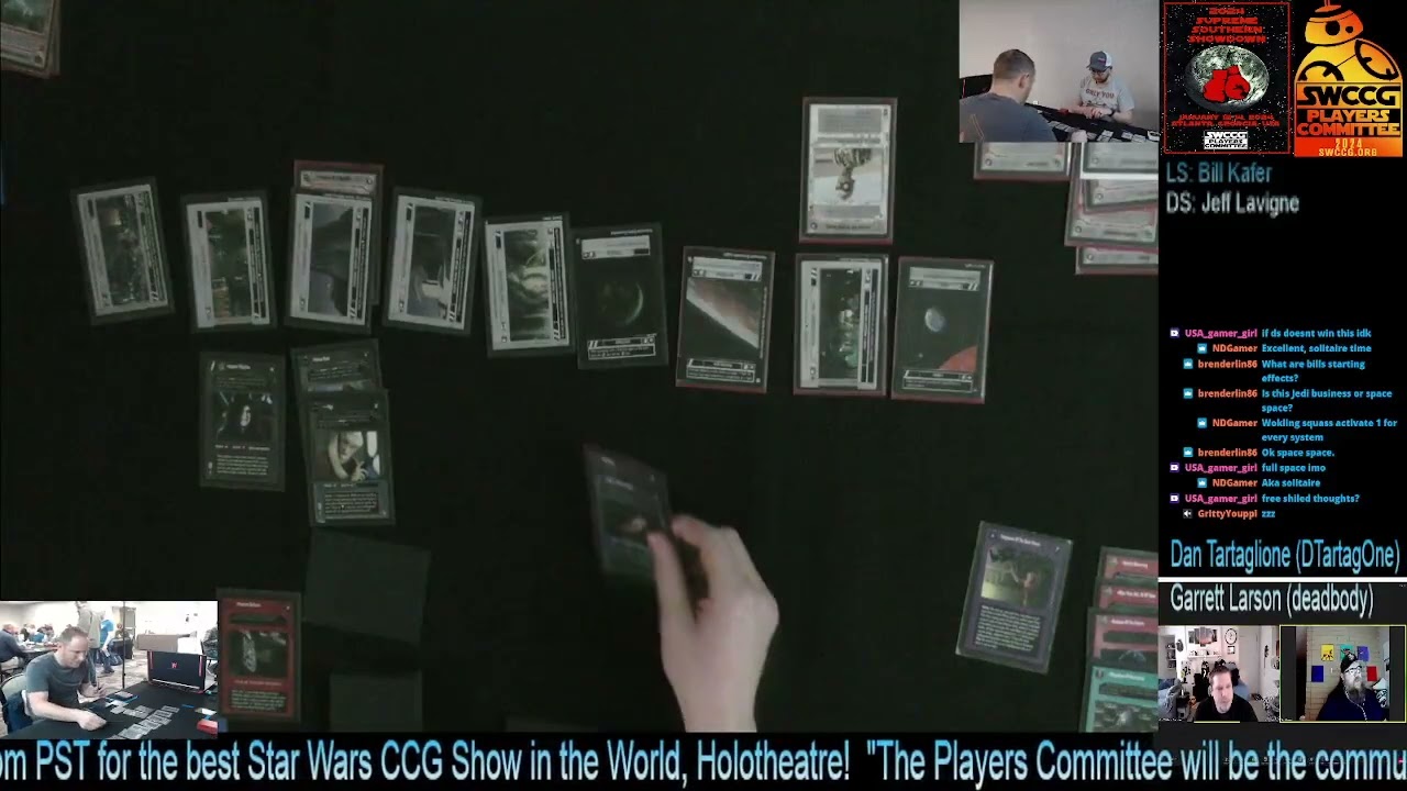 Star Wars CCG - SSS Top 4 - Jeff Lavigne (AOBS/Sky Saga - Ani) vs. Bill Kafer (Thrawn/Y4Ops)