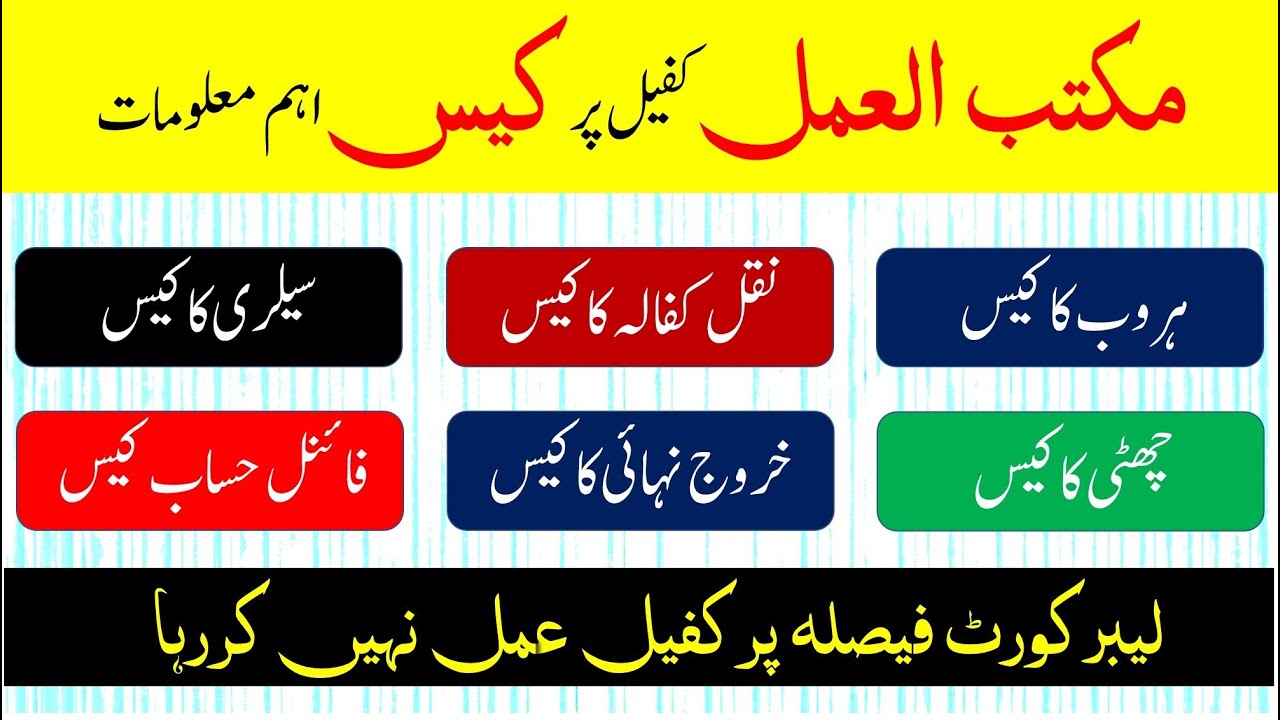 File a case on kafeel basic information | Kafeel company par case kaisy kry | Maktab al amal saudi