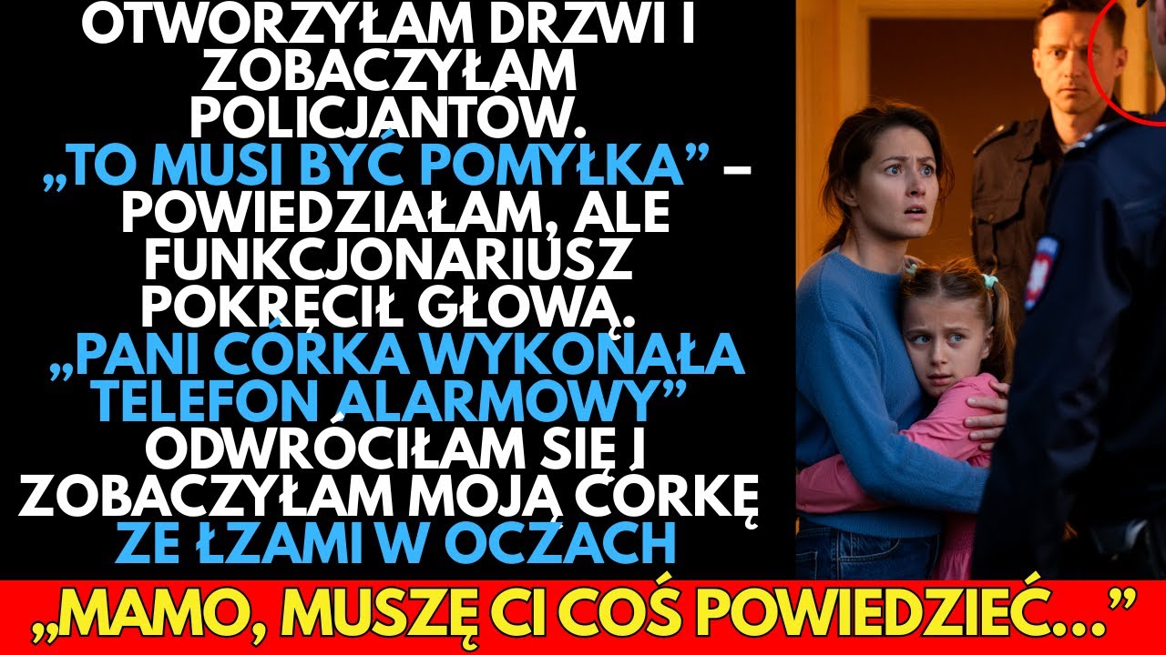 Policja POJAWIŁA się u moich drzwi, ponieważ zadzwoniła do nich moja córka...