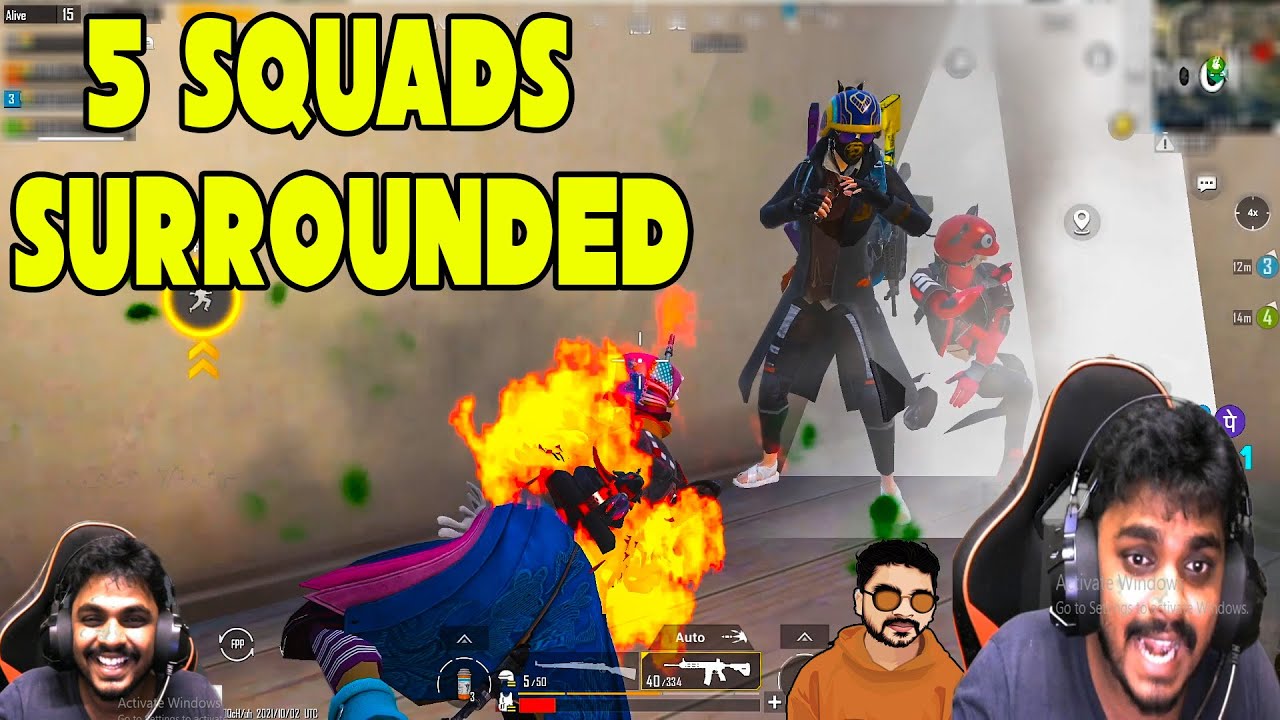 5 Squads On Appartment || Most Thrilling Vera Maari Verithanam Match #PubgMobile #POG #SRB #PS5