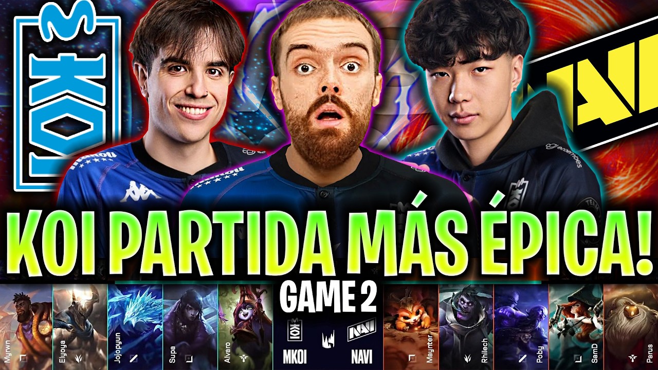 IBAI CASTEA A KOI EN LA PARTIDA MÁS ÉPICA!😱 - KOI vs NAVI Game 2 LEC VERSUS PLAYOFFS 2026 IBAI