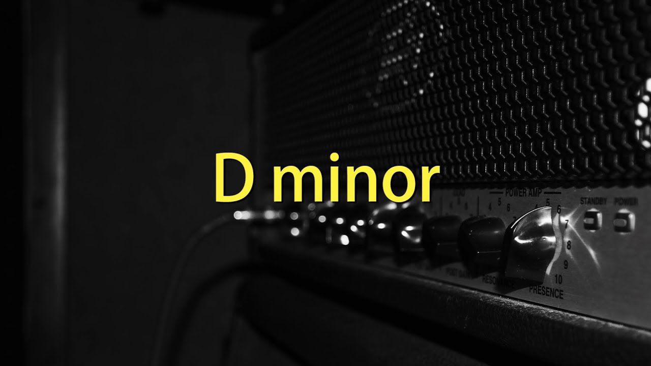 D Minor Metal Guitar Backing Track (120 bpm)