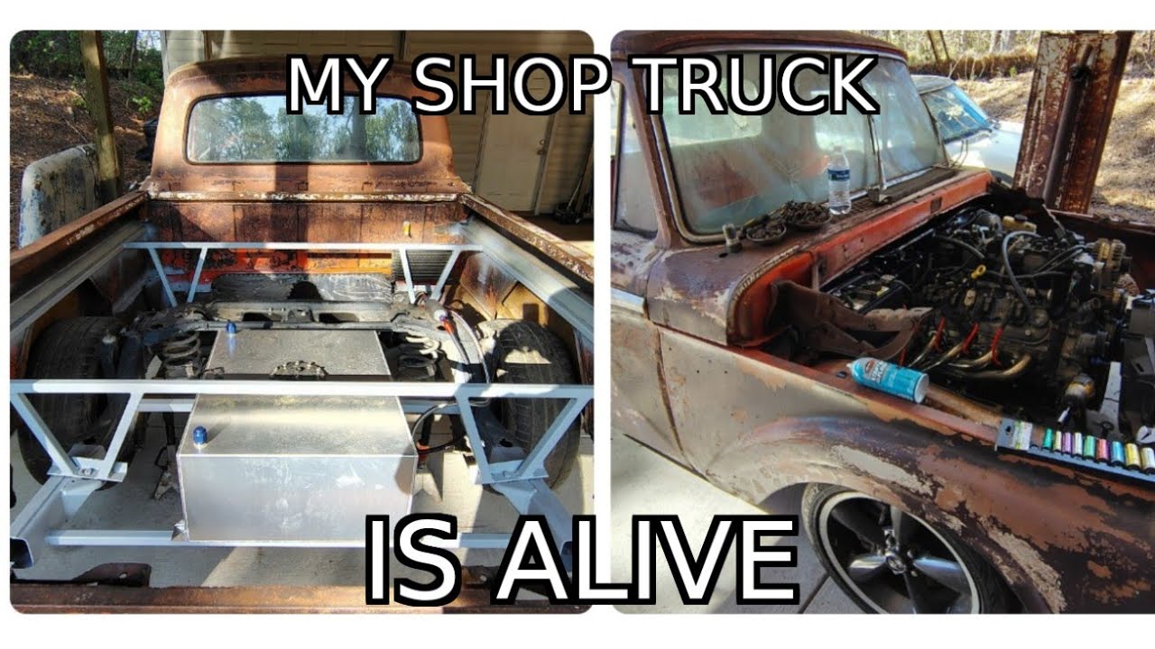 DREAM SHOP TRUCK BUILD (7+MONTHS WORK, IN 1 VIDEO) ITS ALIVE!!!