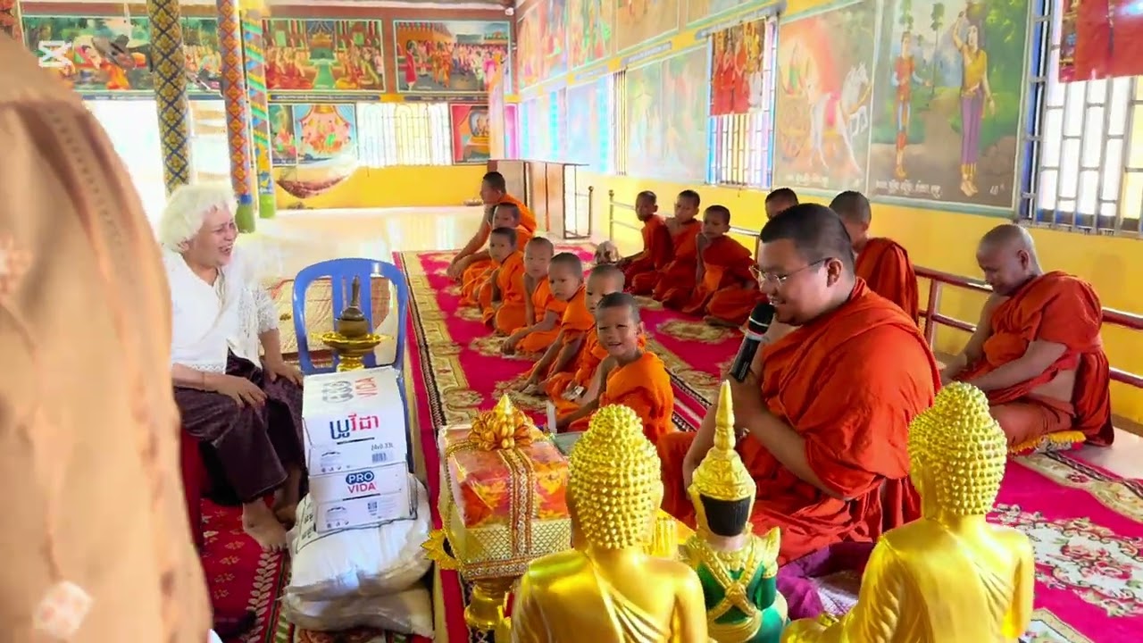 ប្រគេនព្រះពុទ្ធបដិមាករតម្កល់នៅវត្តវង្សកដ្ឋបុរីហៅវត្តព្រៃថ្មី(ព្រះអង្គ​ឡុង​សុភក្រ​លោកនេនសីហា​)