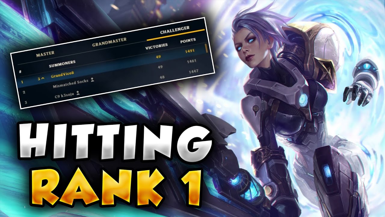 HITTING RANK 1 | GRANDVICE8 | TEAMFIGHT TACTICS GALAXIES