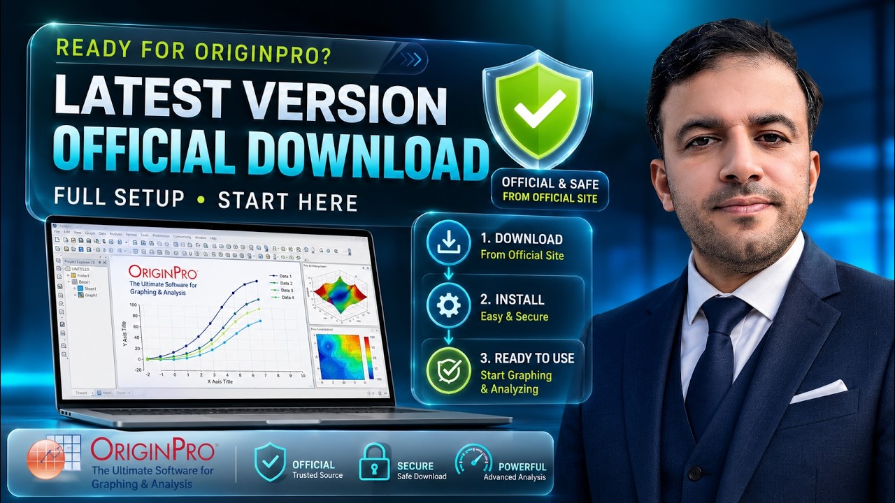 How to Install OriginPro 2025 Full Version for FREE from Official Website | OriginPro Lecture 33