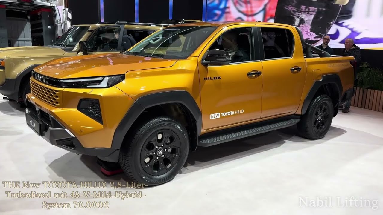New TOYOTA HILUX 2,8-Liter-Turbodiesel mit 48-V-Mild-Hybrid-System 2026