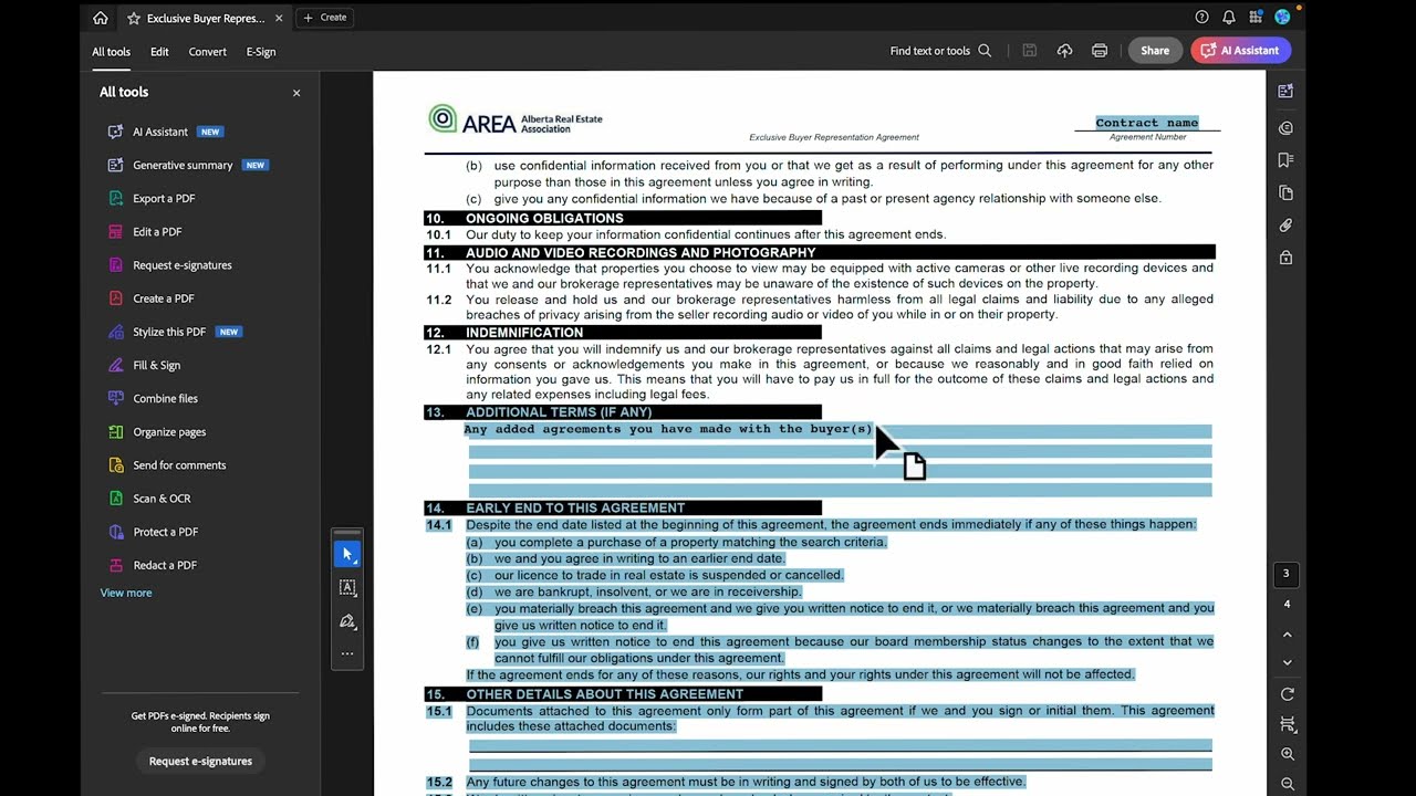 Exclusive Buyer Representation Agreement Tutorial