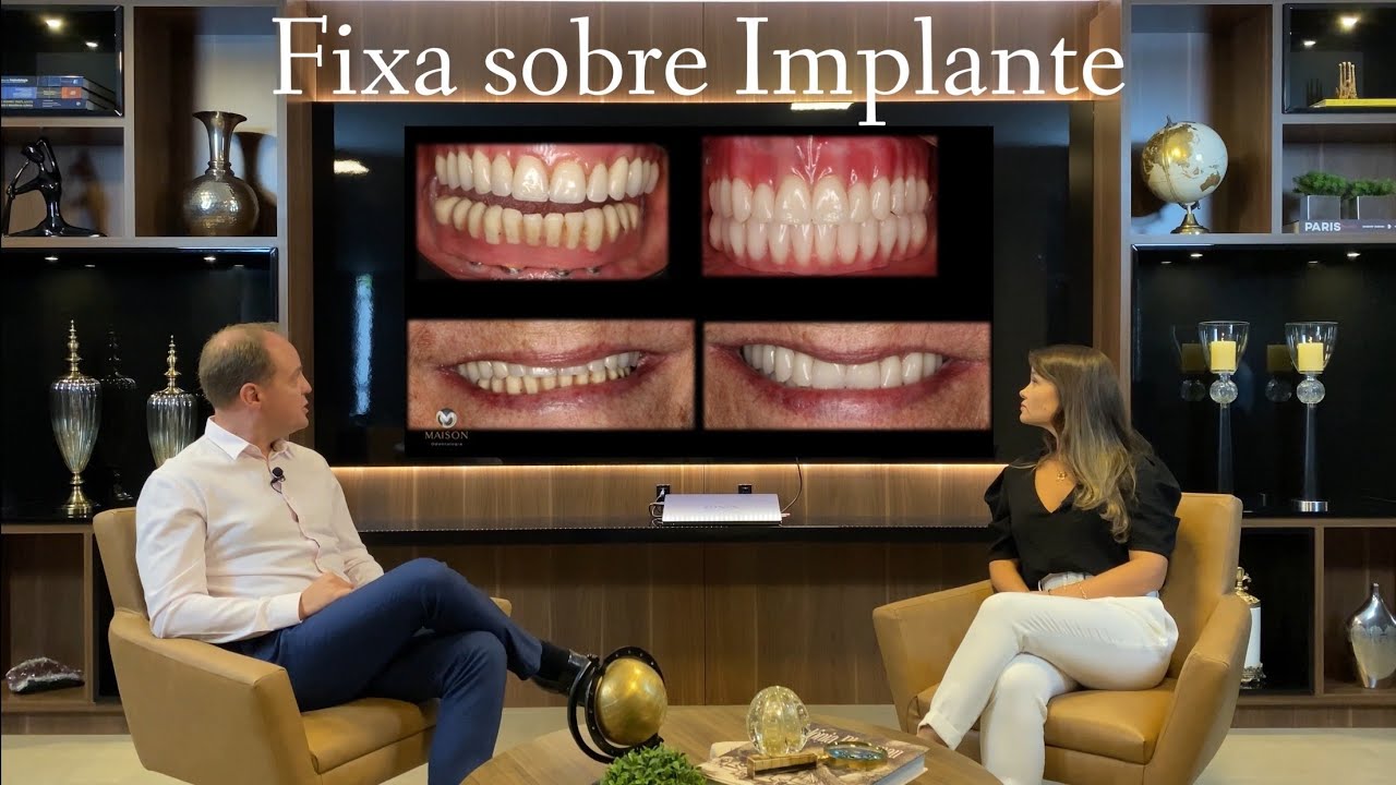 Dentadura Fixa sobre Implante Dent&aacute;rio - Pr&oacute;tese tipo Protocolo