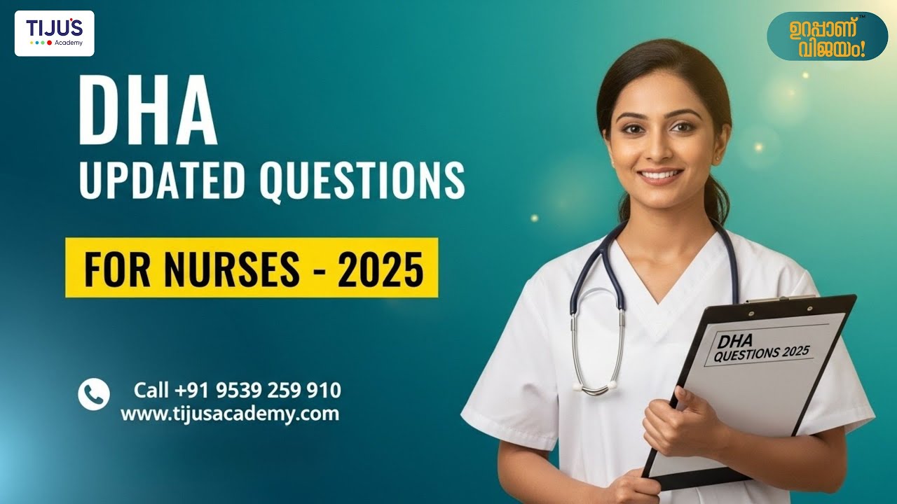 ✅DHA Updated Questions for Nurses – 2025 Edition