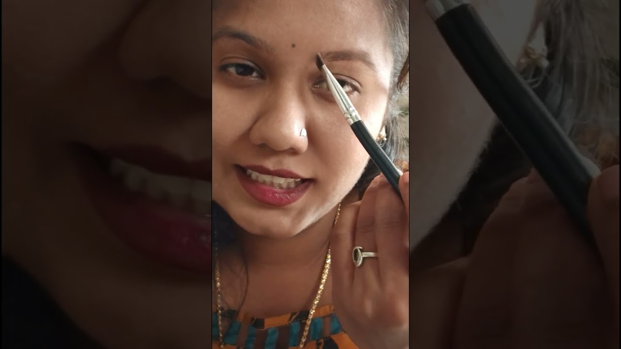 Small tips eyebrow filling . #viralvideo #viral #minivlog 