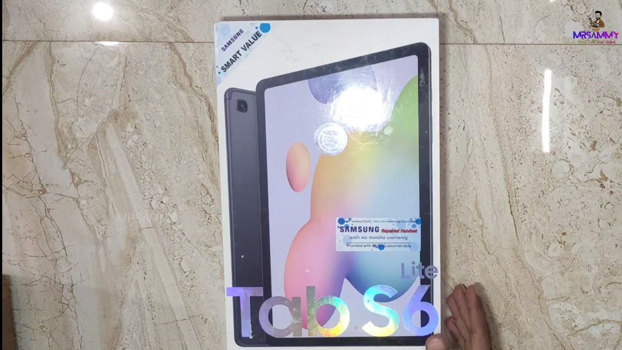 Samsung Tab S6 Lite Unboxing (Refurbished) - MrSammyJustUnbox