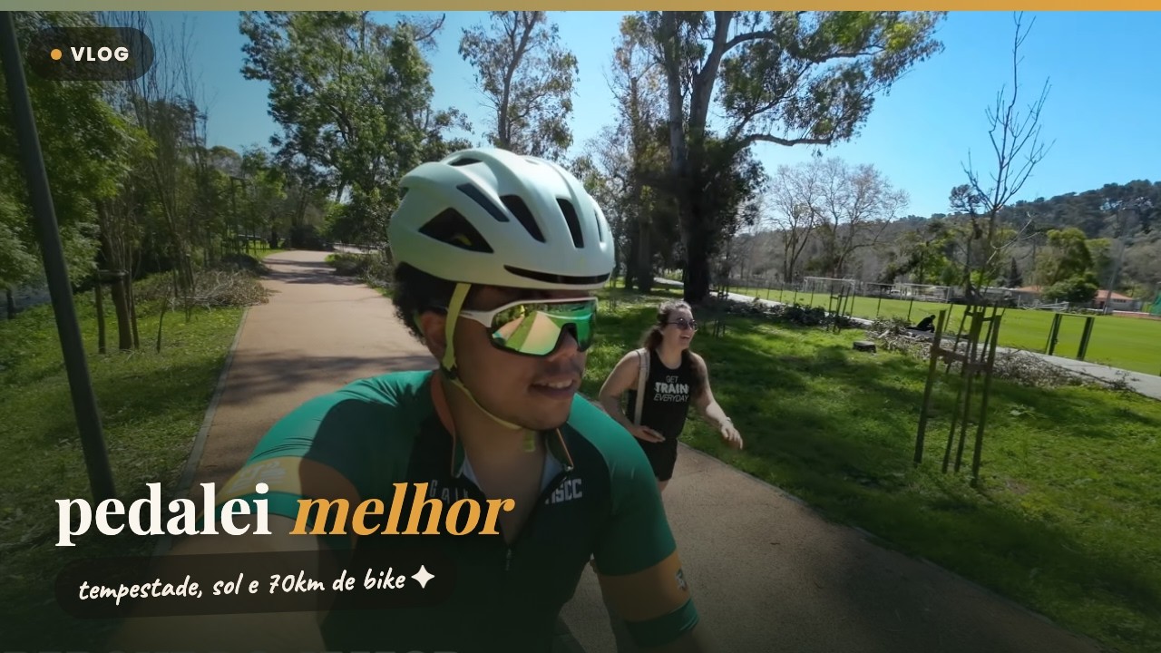 vida em portugal: tempestade na primavera + passeios de bike e no parque 🌧️🚲 | vlog lisboa