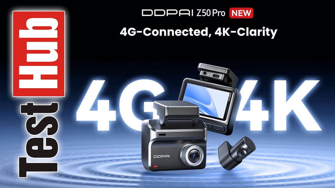 Kamera samochodowa DDPAI Z50 Pro 4K z 4G i Wi-Fi 6 - zdalny podgląd parkingowy