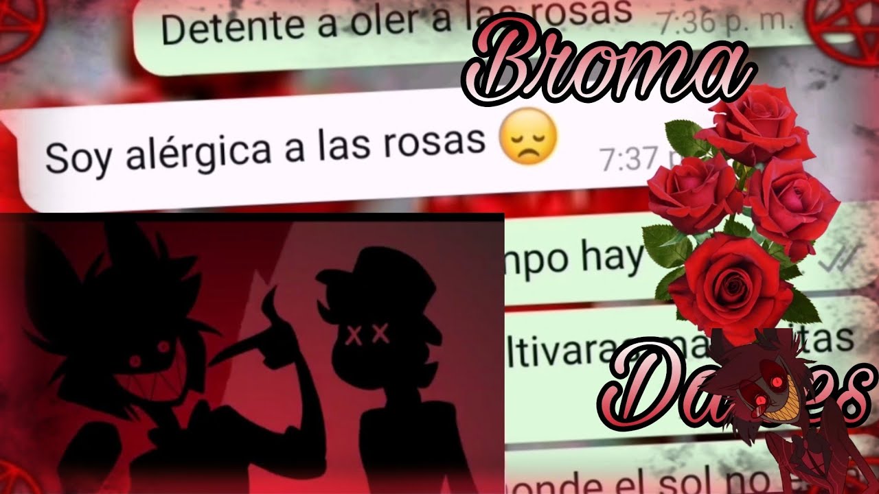 Daisies hazbin hotel broma en WhatsApp