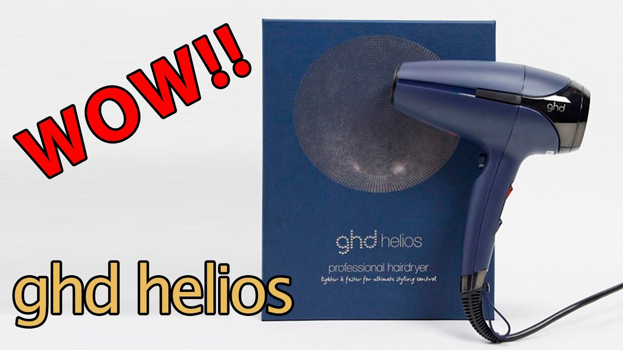GHD HELIOS ФЕН.воздушный поток скоростью 120 км/ч.С новой инновационной технологией Aeroprecis!Обзор
