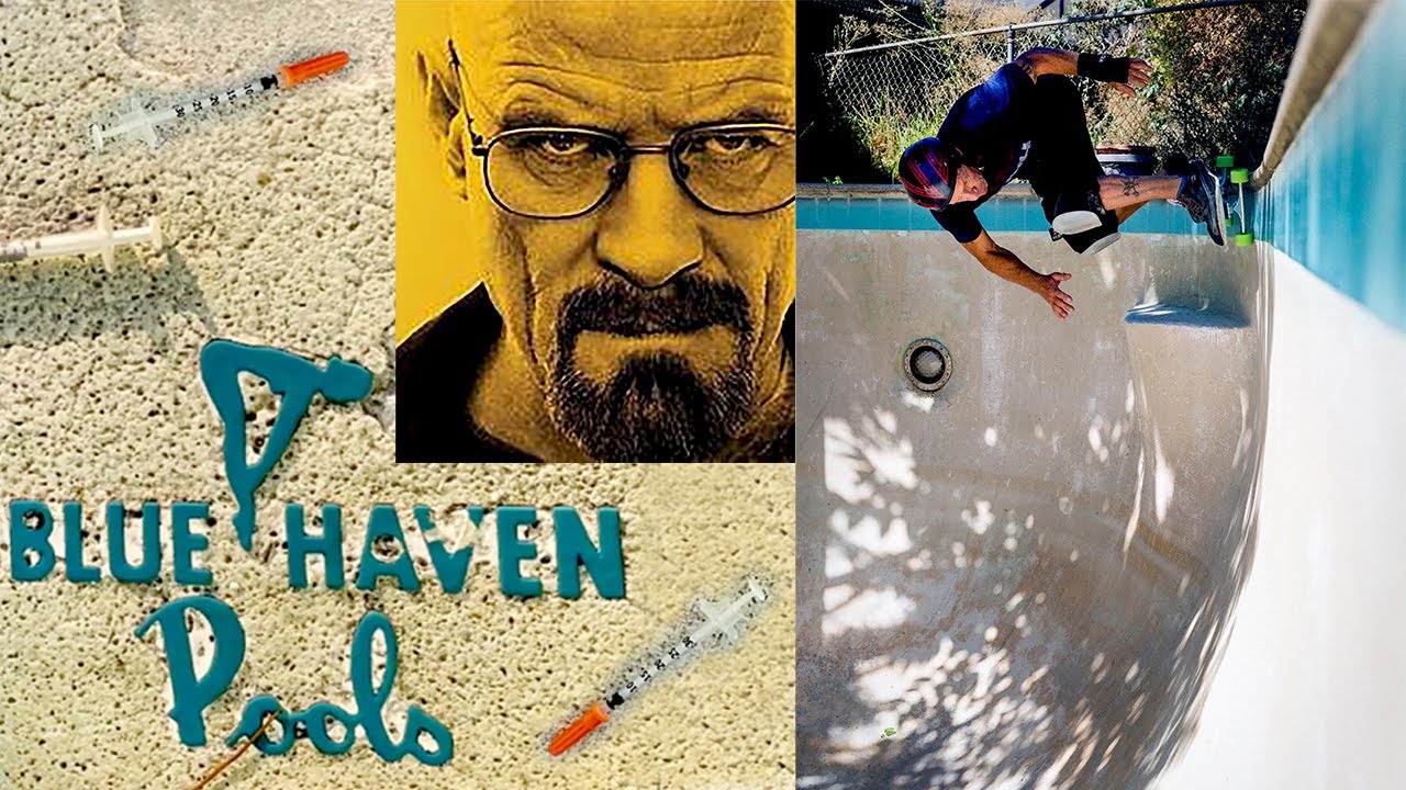 Skating breaking bad pool