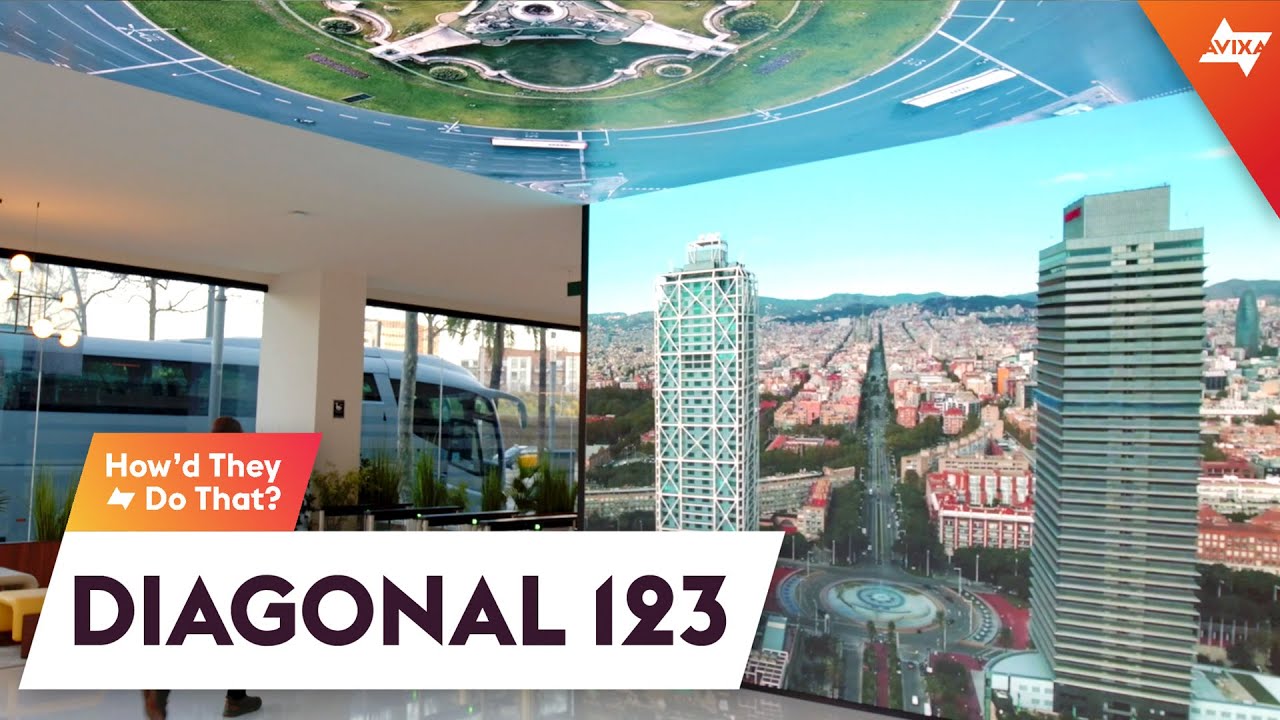 Digital Signage at Diagonal 123 Integrates Building's Identity | How'd They Do That?