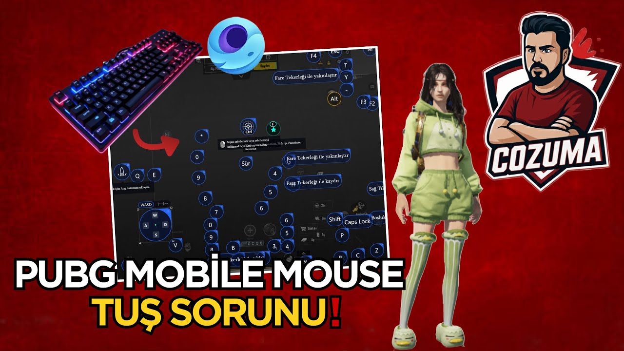 PUBG MOBİLE MOUSE TAKILMASI VE TÜM SORUNLARA ÇÖZÜM !! PUBG MOBİLE