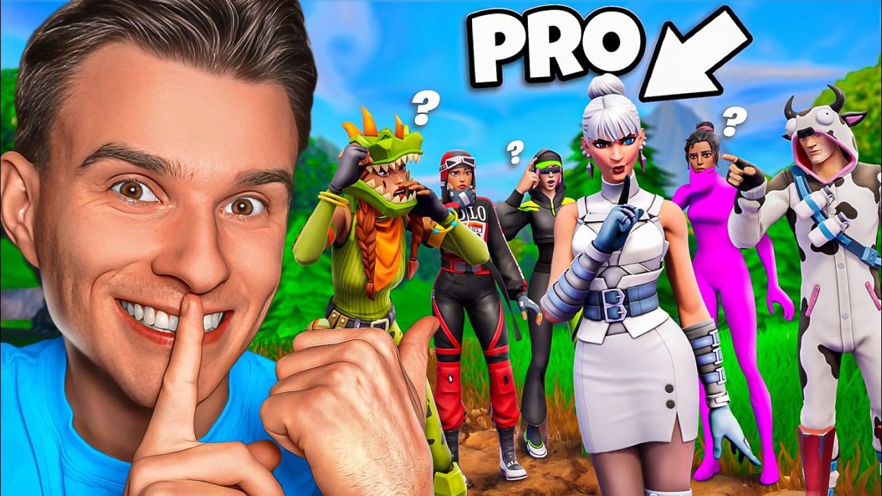 EIN PRO SPIELT *HEIMLICH* MIT..