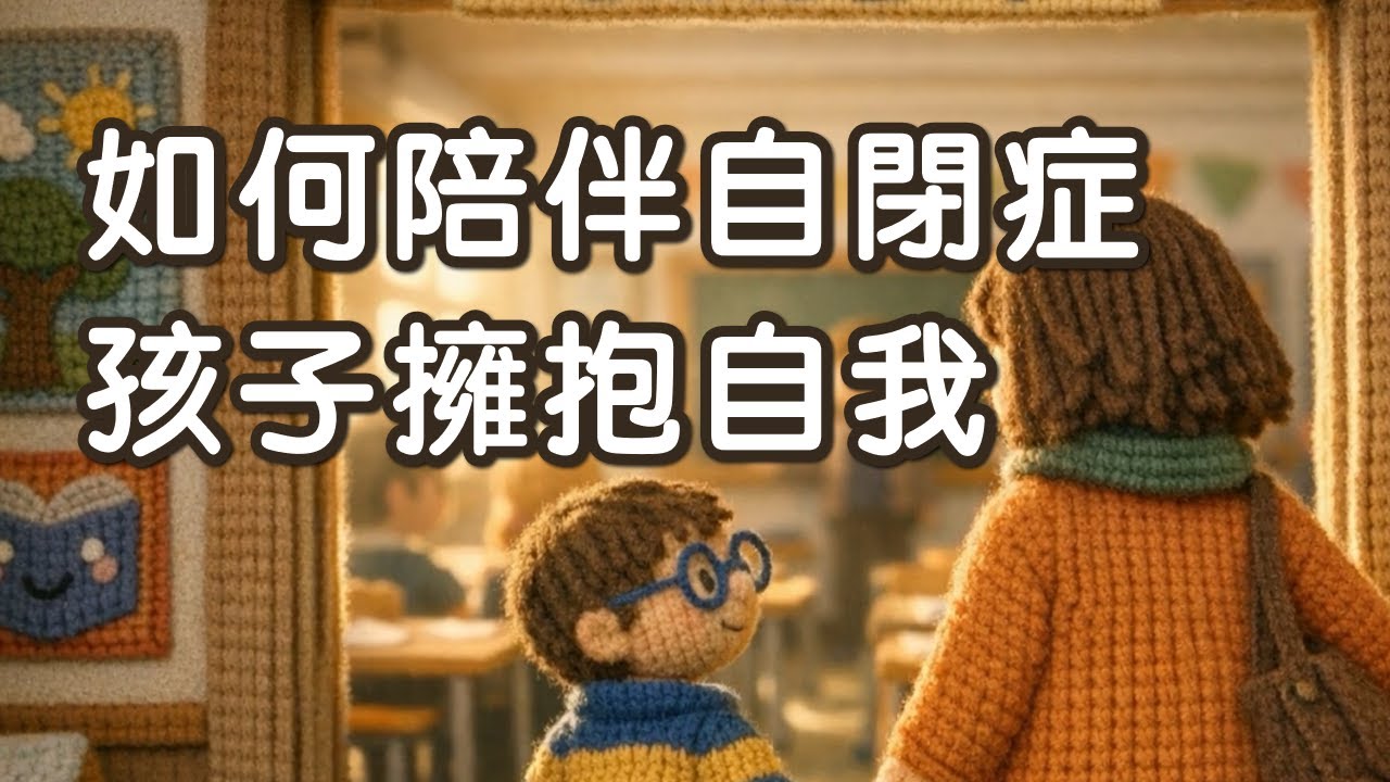 如何陪伴自閉症孩子擁抱自我──家長必讀的診斷告知和認同攻略