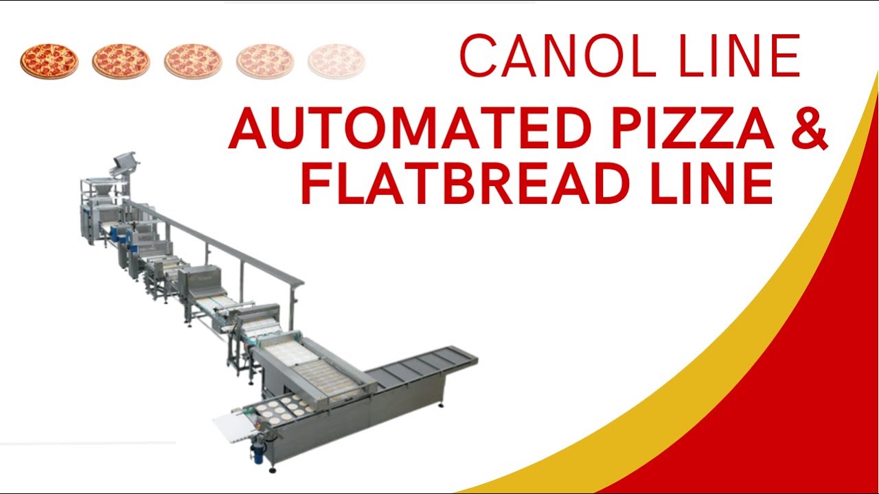 Pizza and flatbread line from Canol