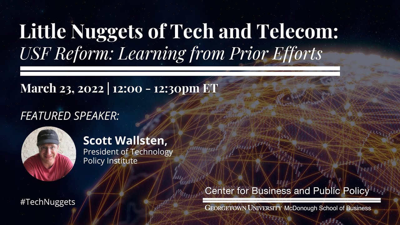 Little Nuggets of Tech and Telecom: USF Reform - Learning from Past Efforts