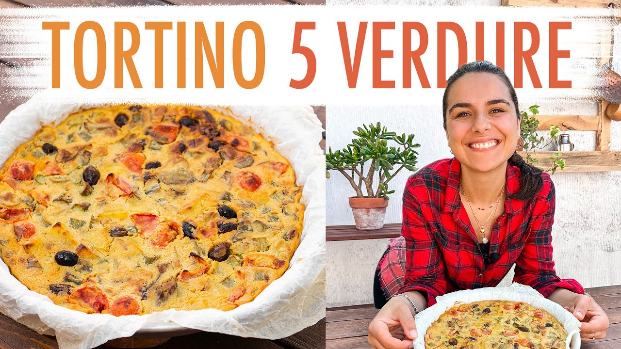 TORTINO POVERO 5 VERDURE - TORTA SALATA RUSTICA SENZA UOVA CON LE VERDURE PRIMAVERILI | Elefanteveg