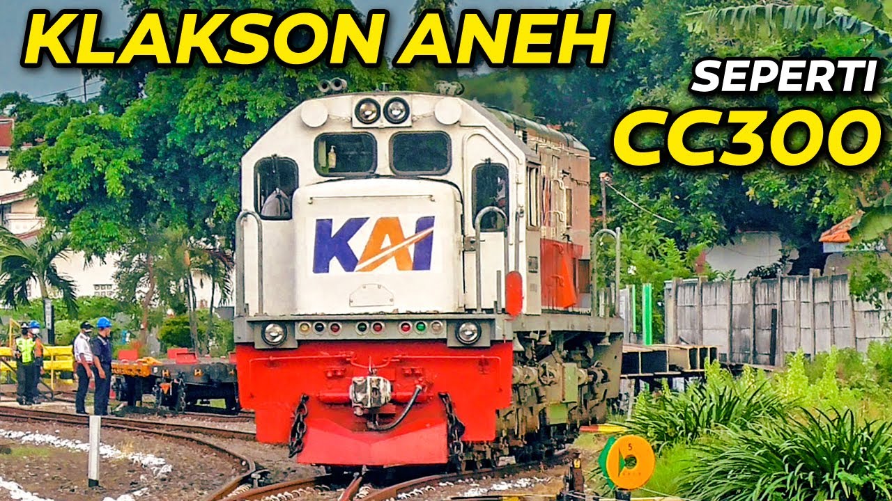 UNIK PARAH!! KLAKSON ANEH LOKOMOTIF CC 201 MIRIP CC 300 | Klakson Ciri Khas CC 201 92 Dipo Jember