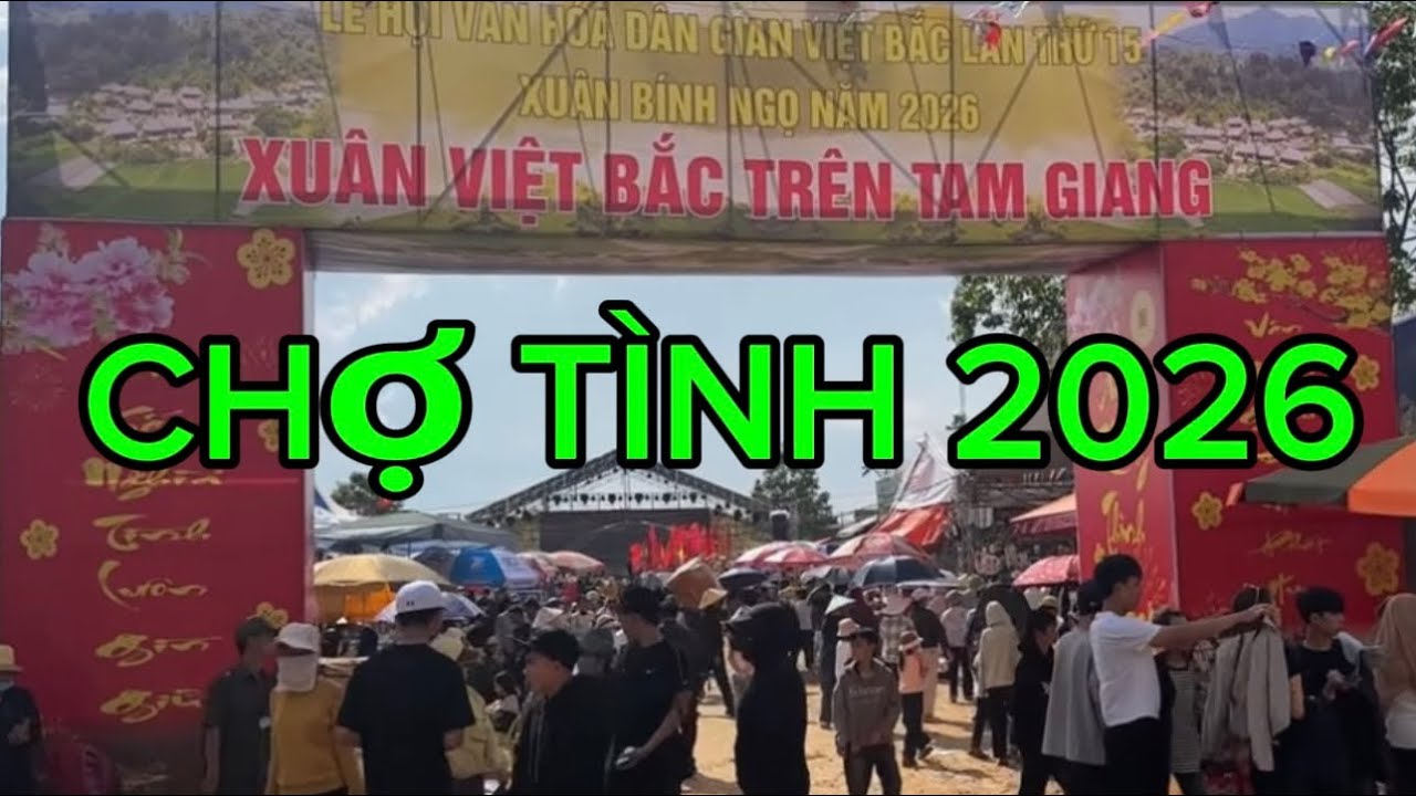 Chợ tình Tây Nguyên 2026 Đắk Lắk | Không khí nhộn nhịp và sắc màu văn hóa