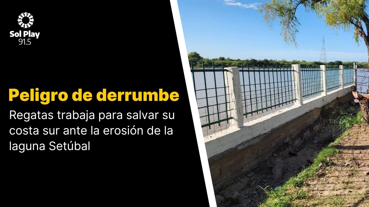 PREOCUPACIÓN EN EL CLUB REGATAS POR LA EROSIÓN DE LA LAGUNA EN TIERRAS CERCANAS A LA INSTITUCIÓN